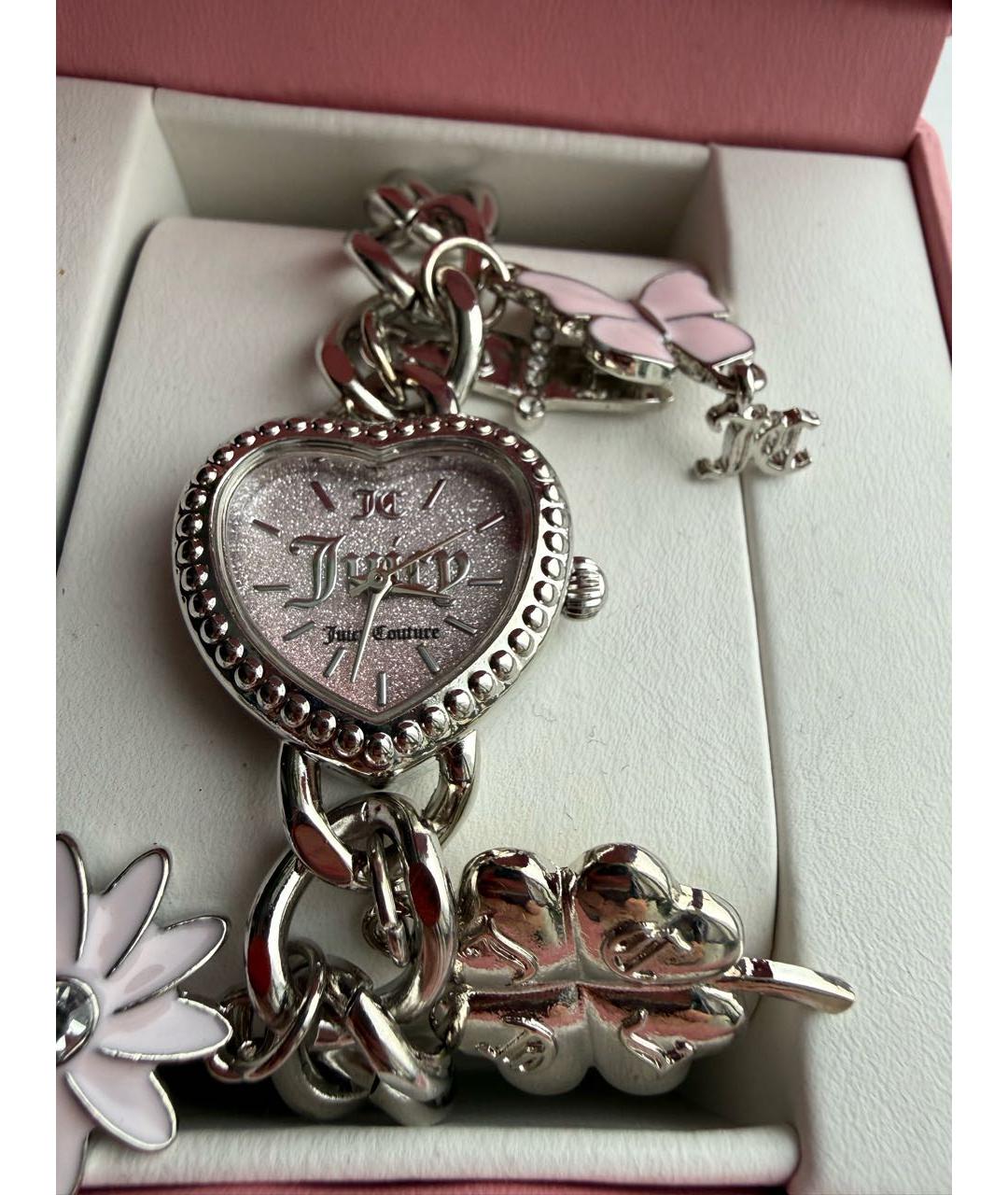 JUICY COUTURE Серебряные металлические часы, фото 3
