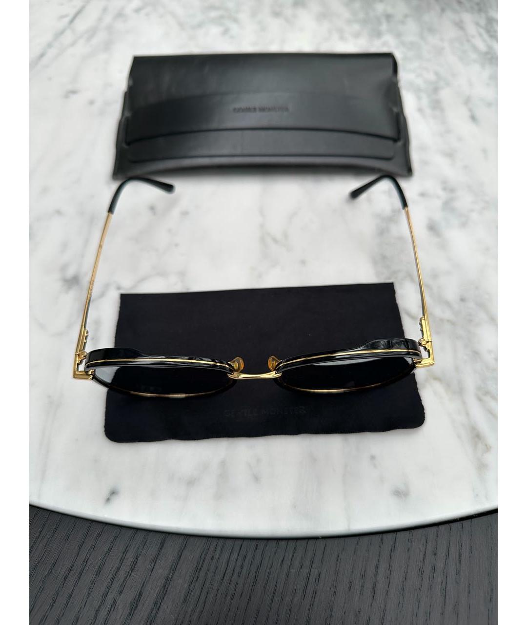 GENTLE MONSTER Черные пластиковые солнцезащитные очки, фото 2