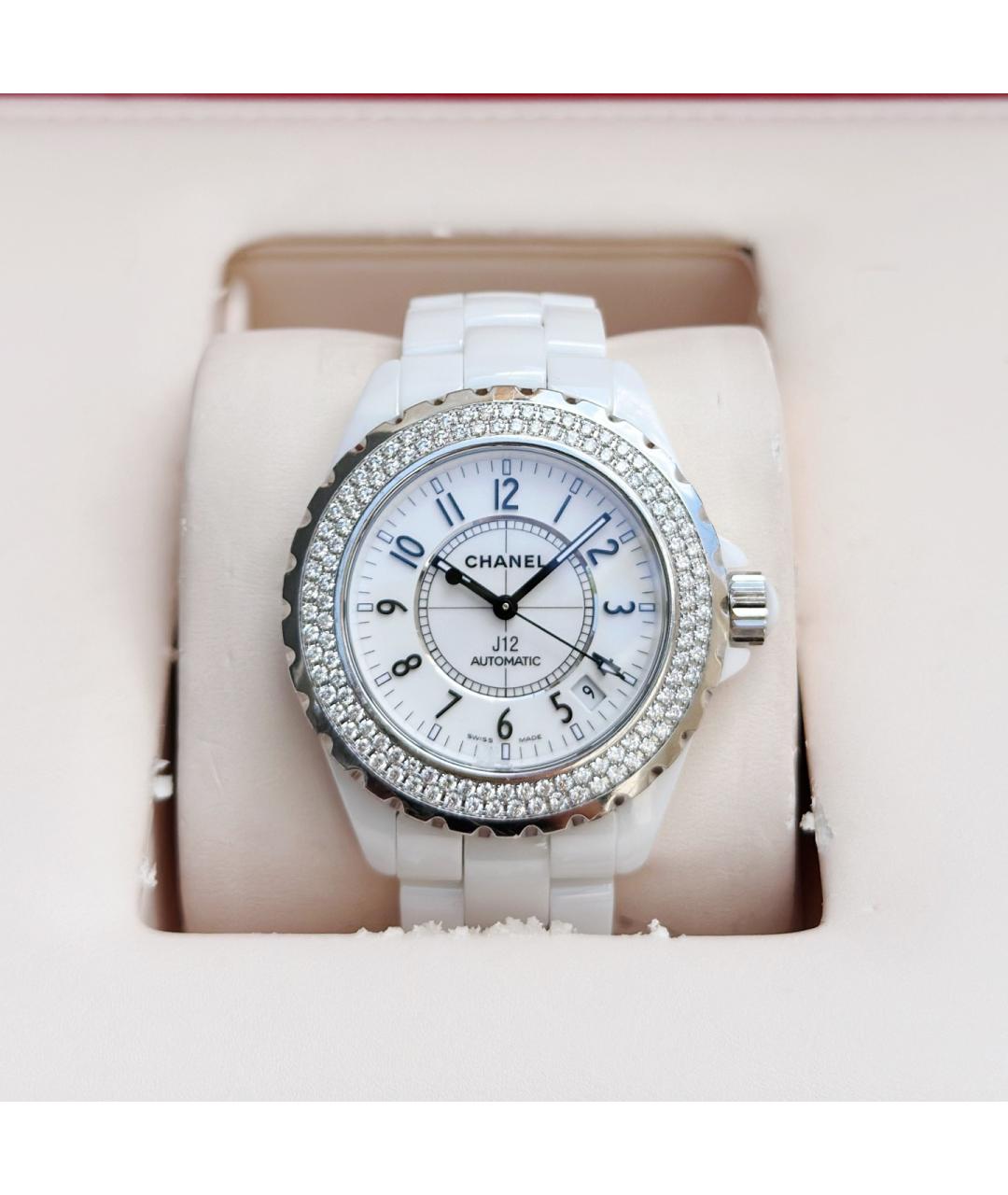 CHANEL Белые часы, фото 2