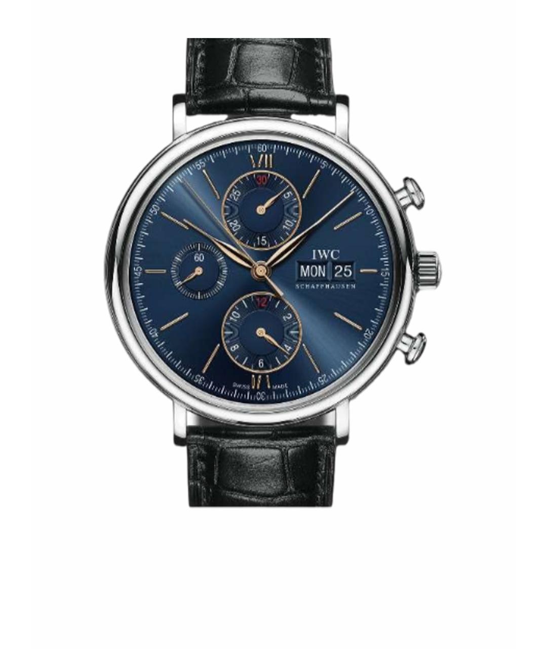 IWC Schaffhausen Серебряные часы, фото 1