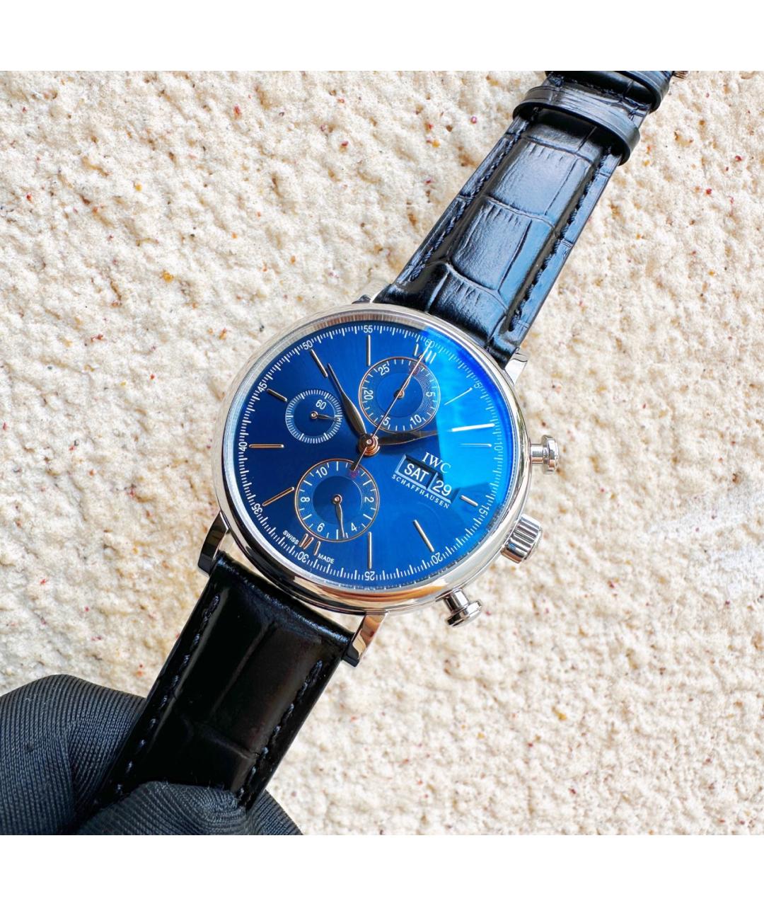 IWC Schaffhausen Серебряные часы, фото 2