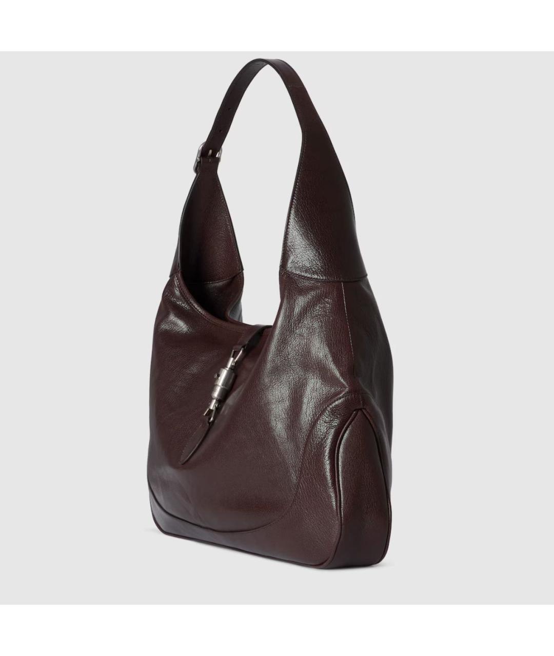 GUCCI Коричневая кожаная сумка тоут, фото 2