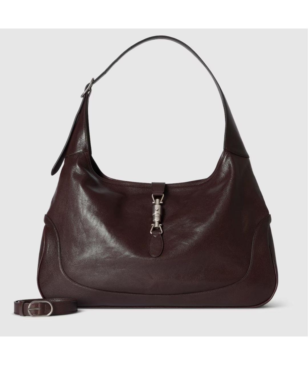 GUCCI Коричневая кожаная сумка тоут, фото 4