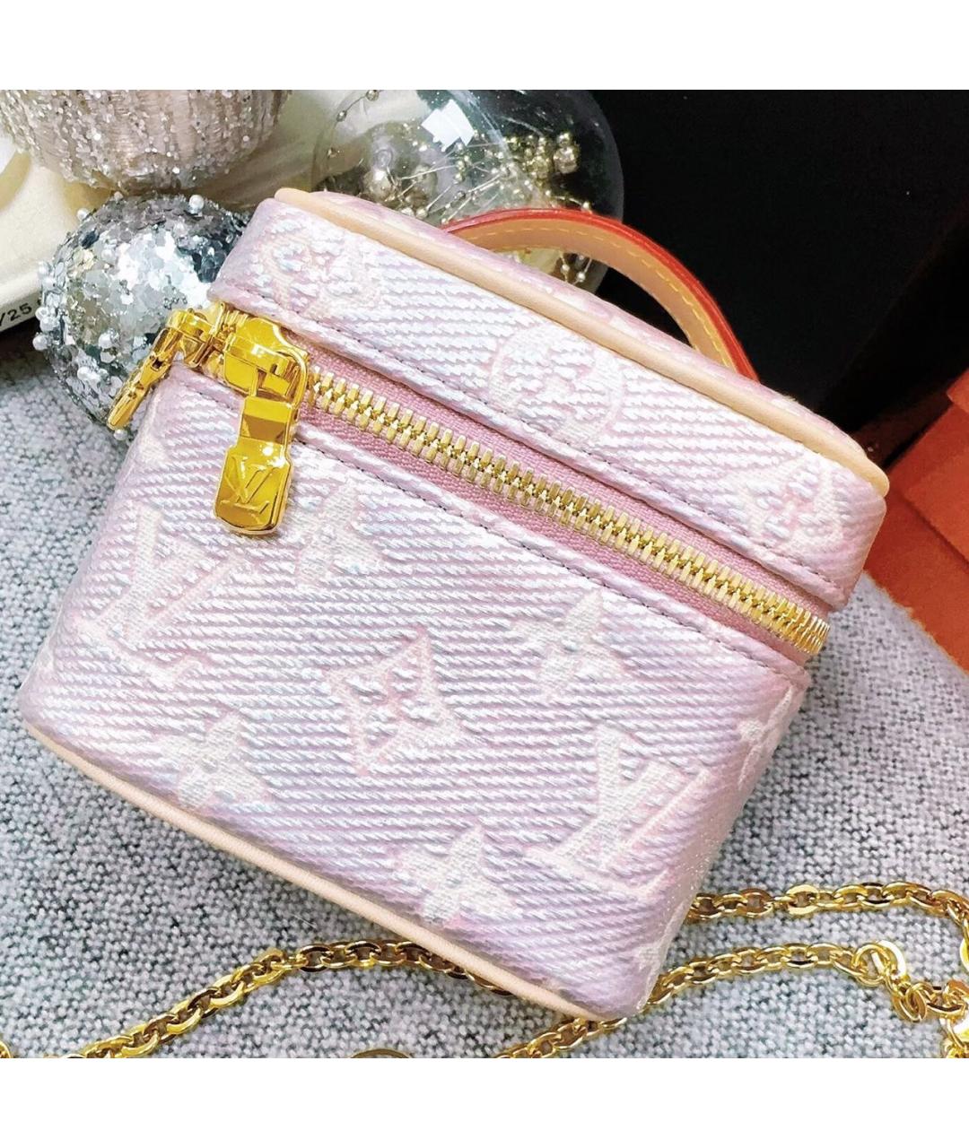 LOUIS VUITTON Розовая сумка через плечо, фото 2