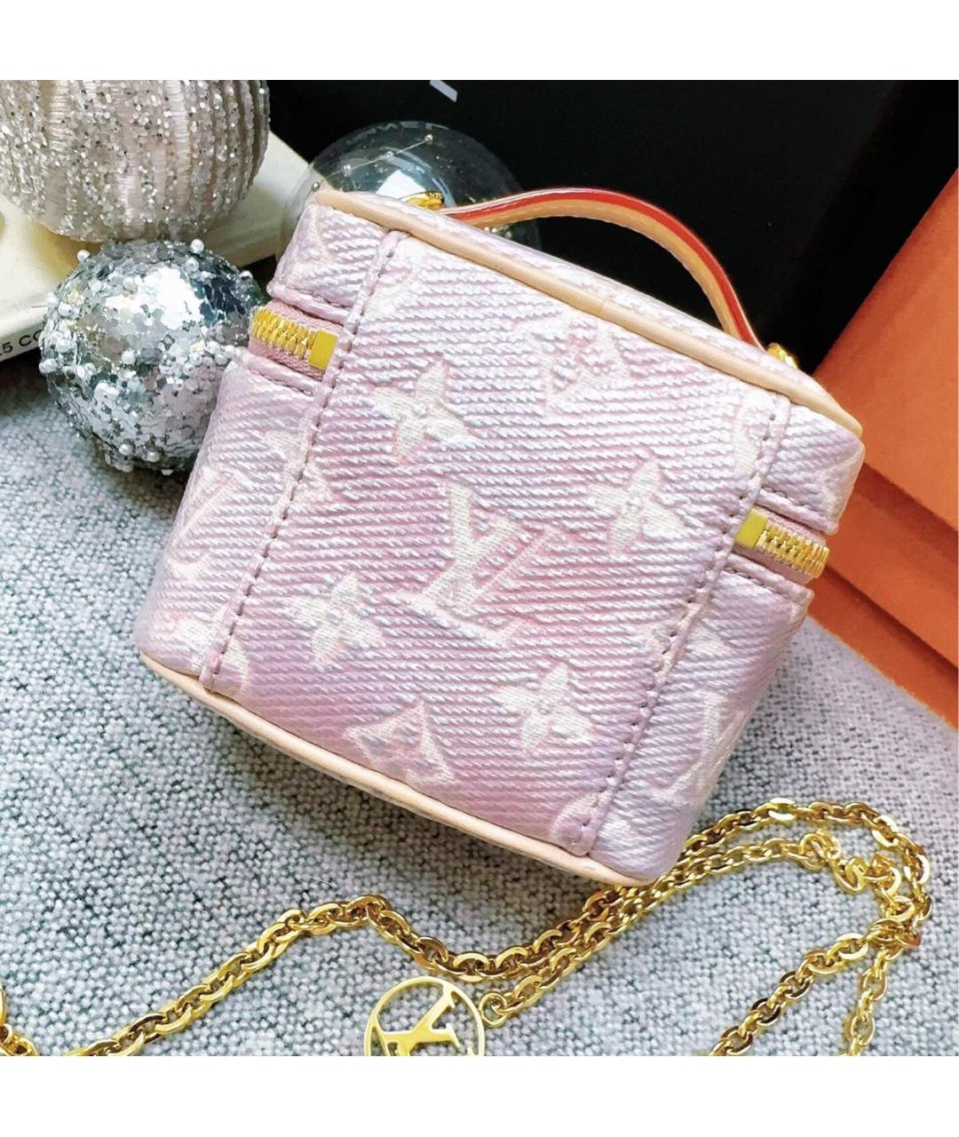 LOUIS VUITTON Розовая сумка через плечо, фото 3