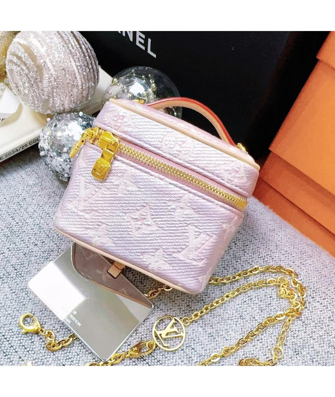 LOUIS VUITTON Розовая сумка через плечо, фото 8