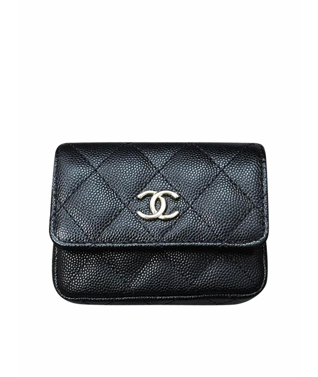 CHANEL Черная кожаная сумка через плечо, фото 1