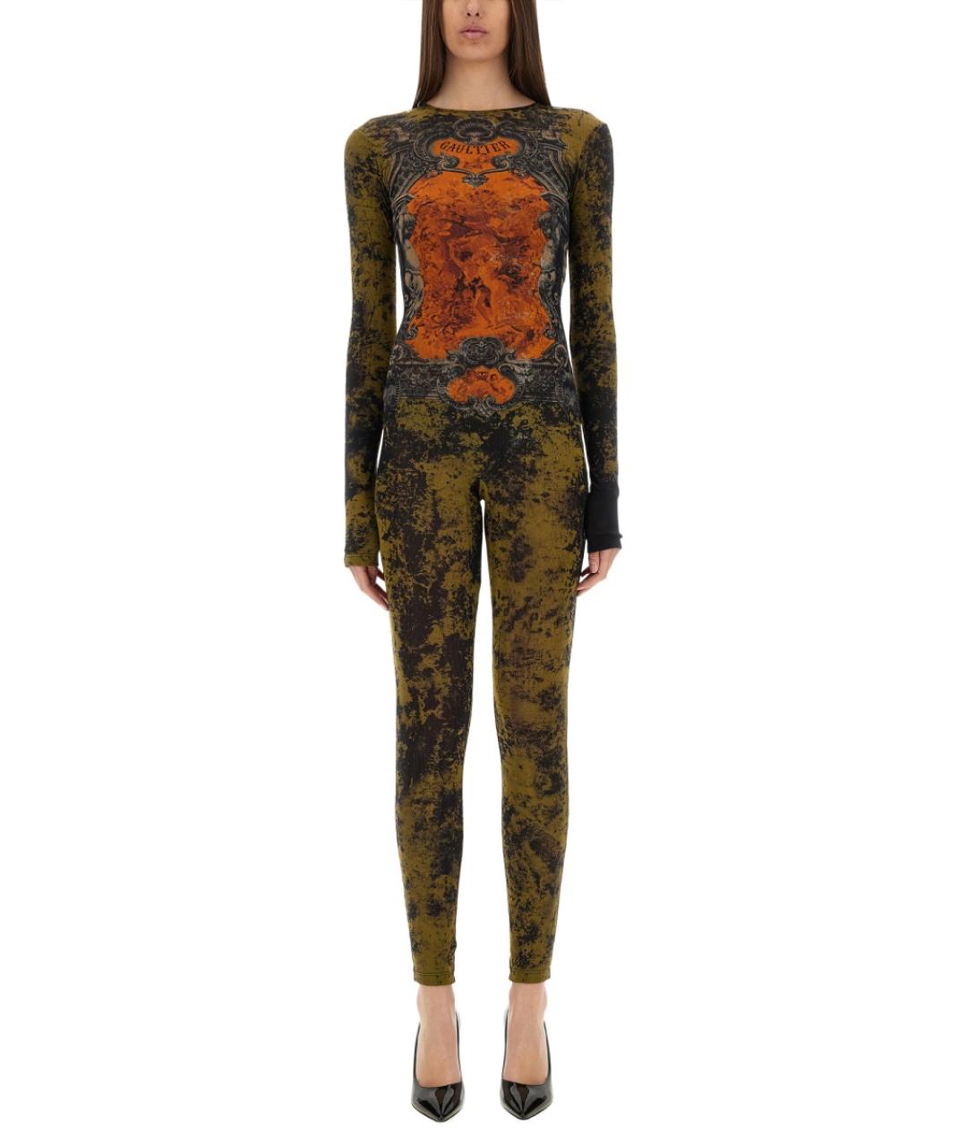 JEAN PAUL GAULTIER Мульти полиамидовый комбинезон, фото 2