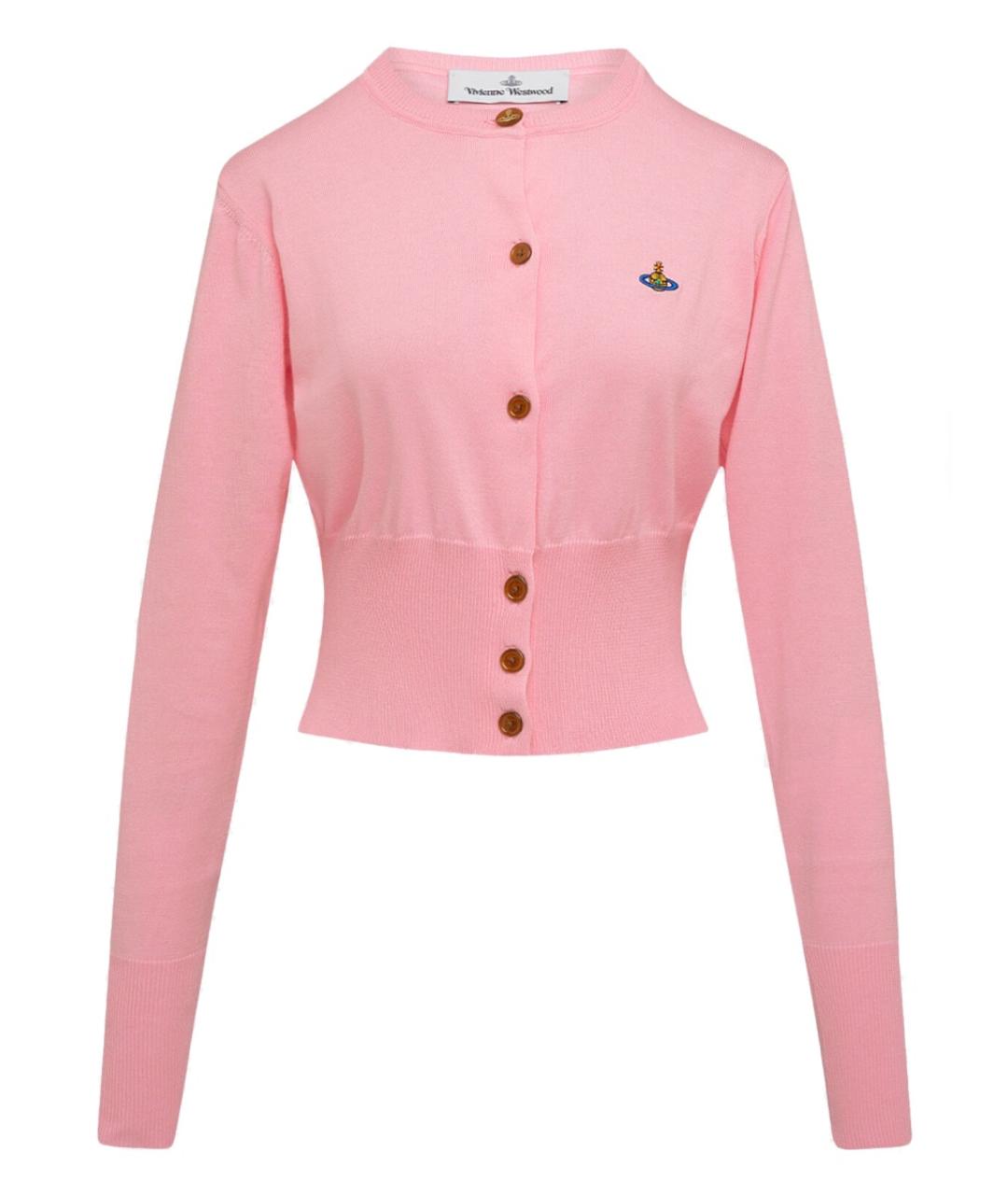 VIVIENNE WESTWOOD Розовый шерстяной кардиган, фото 1