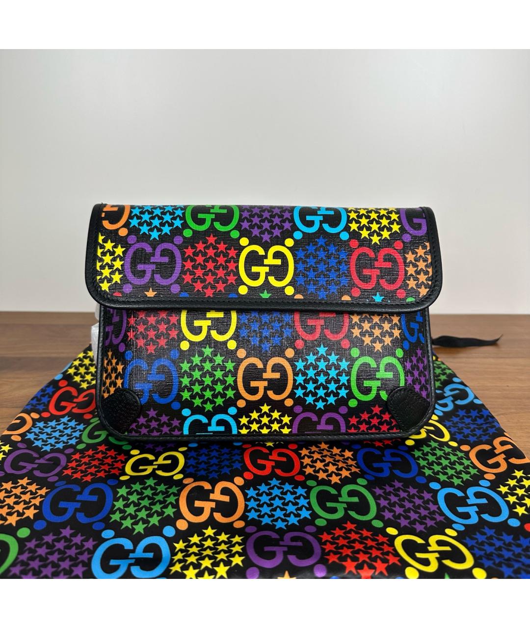 GUCCI Черная поясная сумка, фото 3