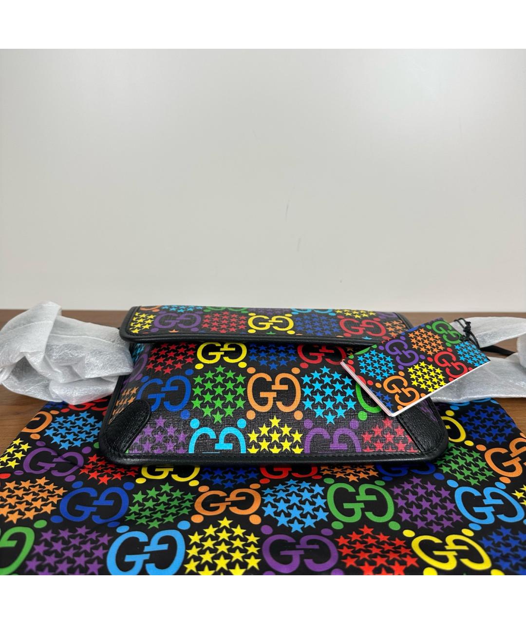 GUCCI Черная поясная сумка, фото 6