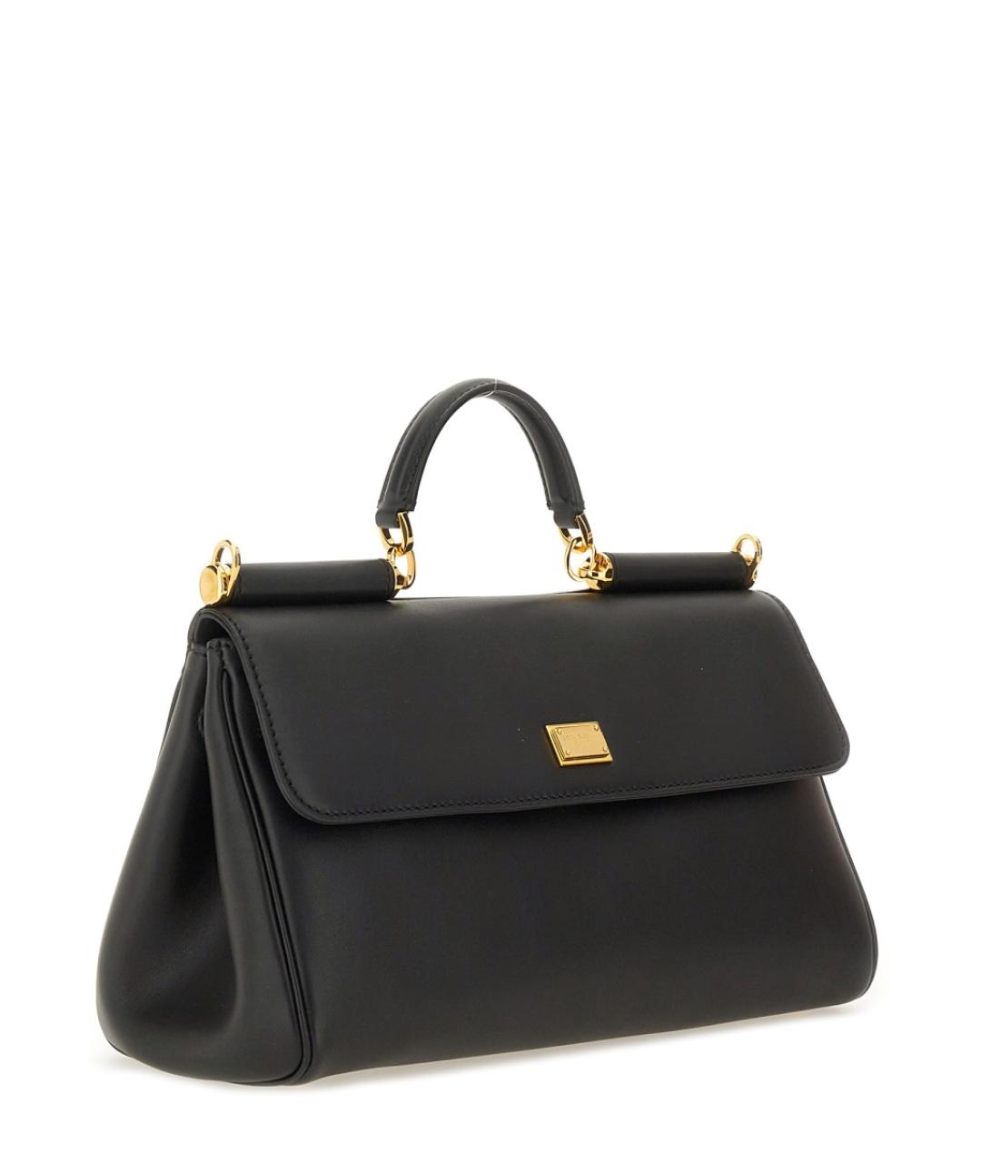 DOLCE&GABBANA Черная сумка через плечо, фото 3