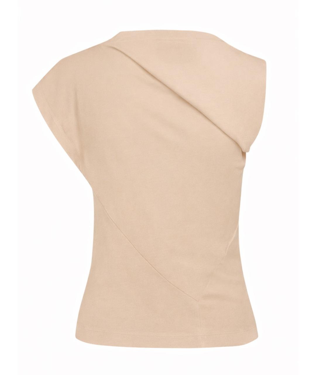 VIVIENNE WESTWOOD Бежевая хлопковая футболка, фото 2