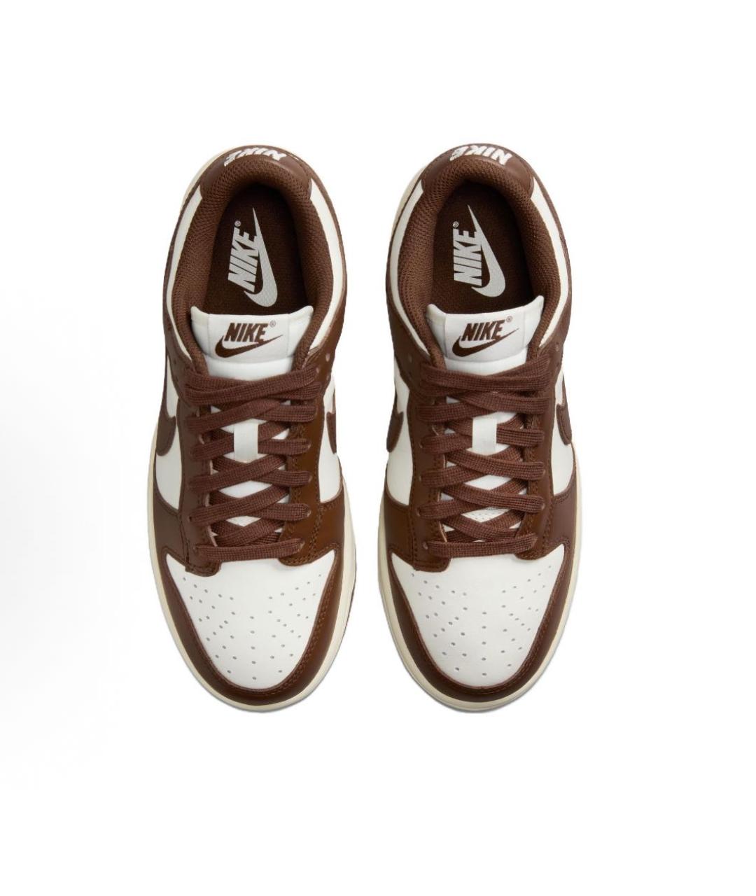 NIKE Коричневые кожаные кеды, фото 4