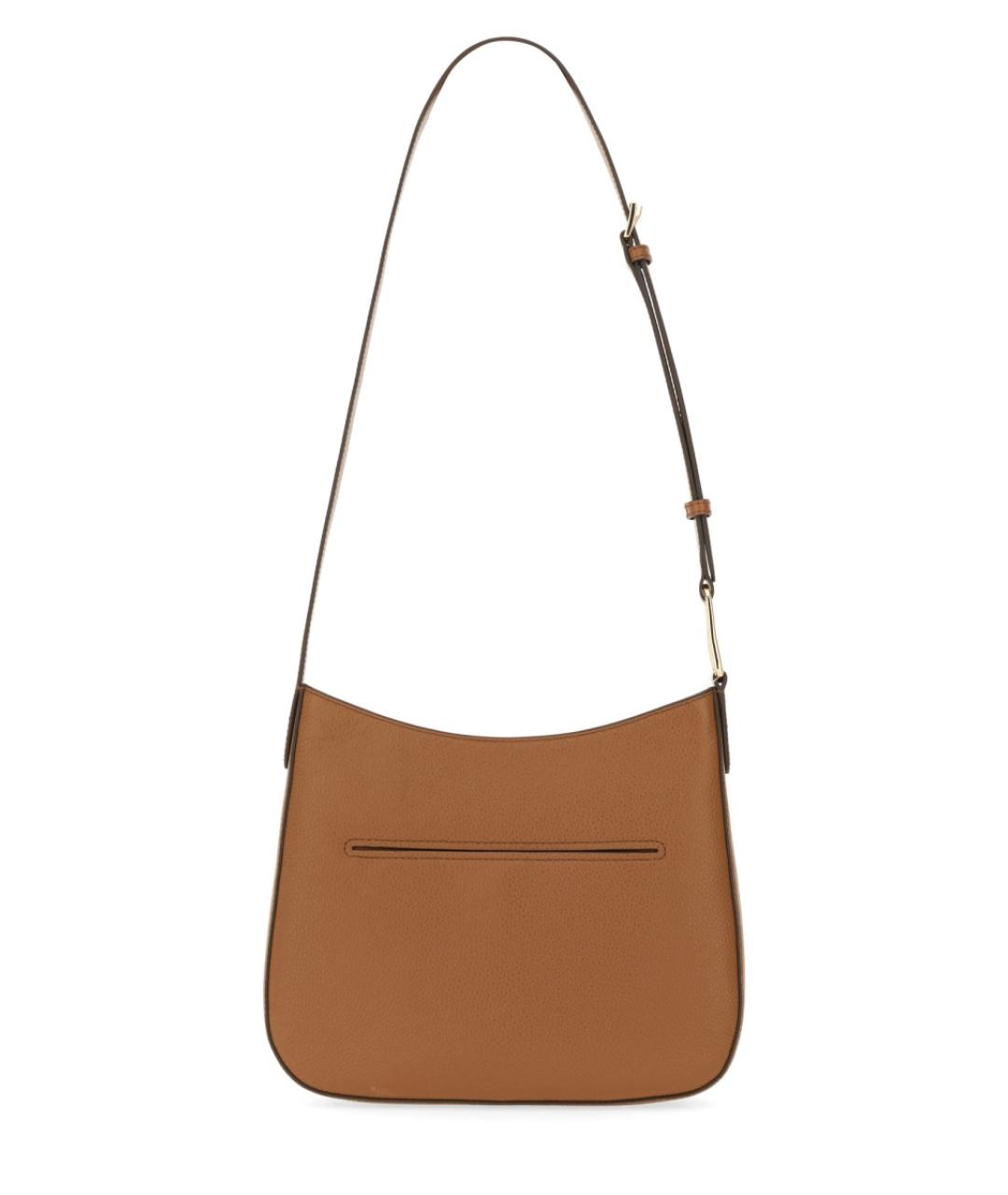 MICHAEL KORS Коричневая кожаная сумка через плечо, фото 2