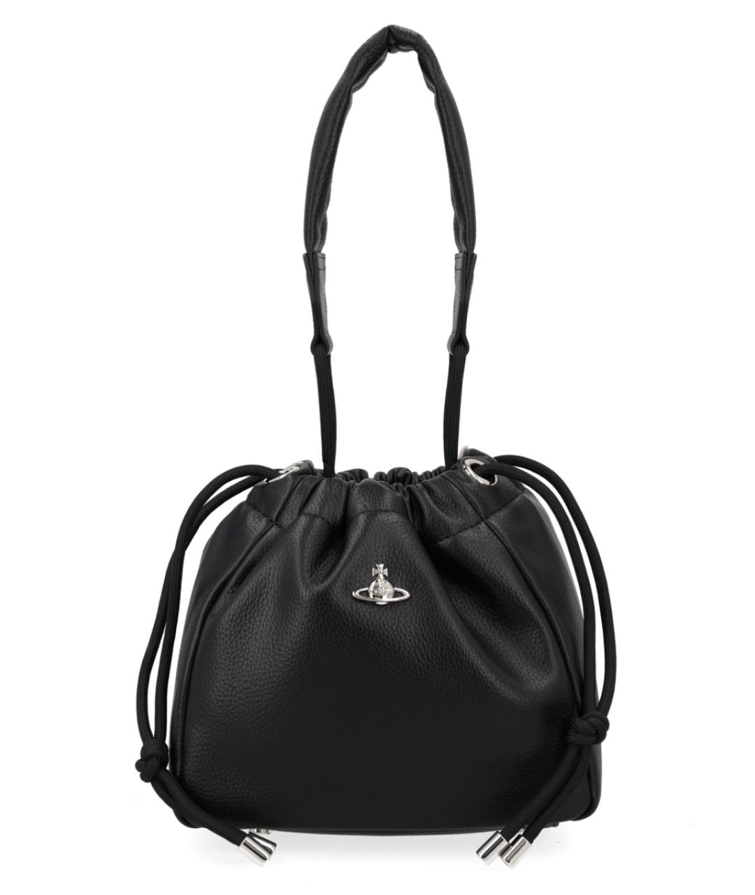 VIVIENNE WESTWOOD Черная сумка через плечо из искусственной кожи, фото 1