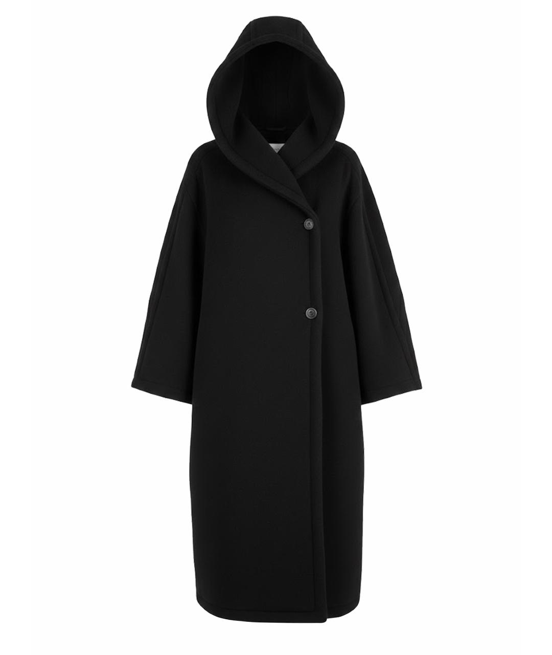 THE ROW Черное шерстяное пальто, фото 3