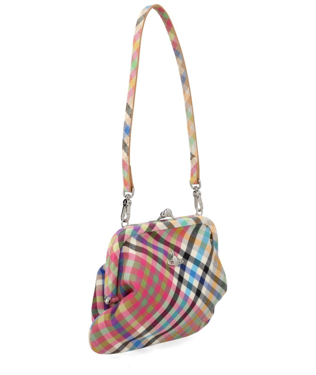 VIVIENNE WESTWOOD Мульти шерстяная сумка через плечо, фото 2