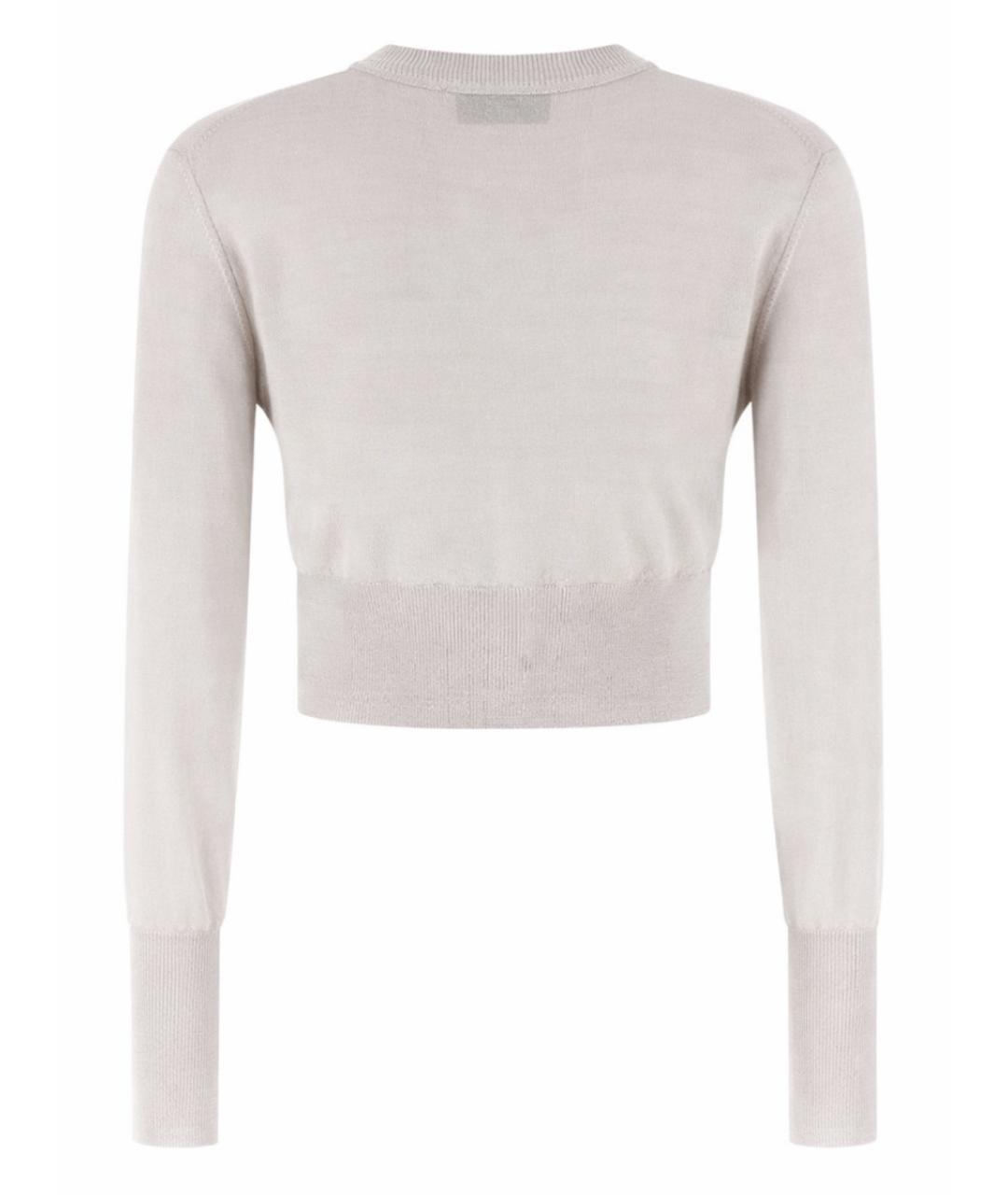 VIVIENNE WESTWOOD Серый шелковый джемпер / свитер, фото 3