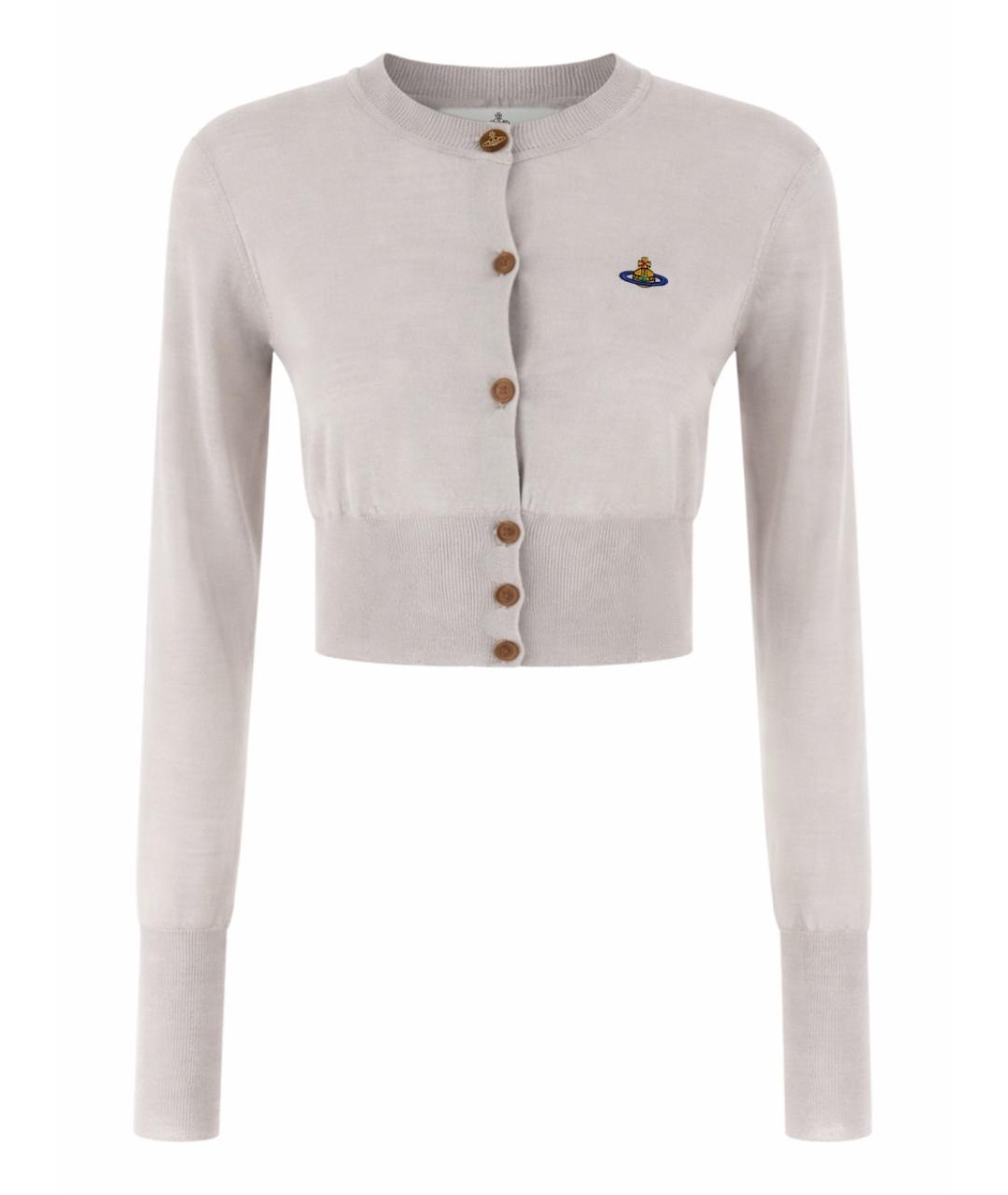 VIVIENNE WESTWOOD Серый шелковый джемпер / свитер, фото 1