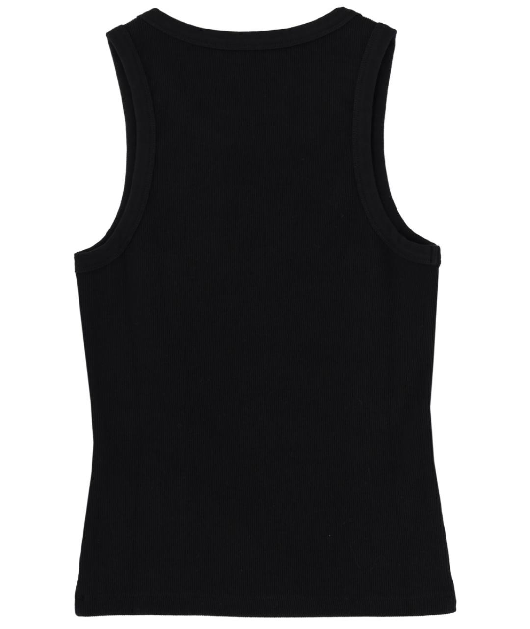 GIVENCHY Черная хлопко-эластановая майка, фото 2