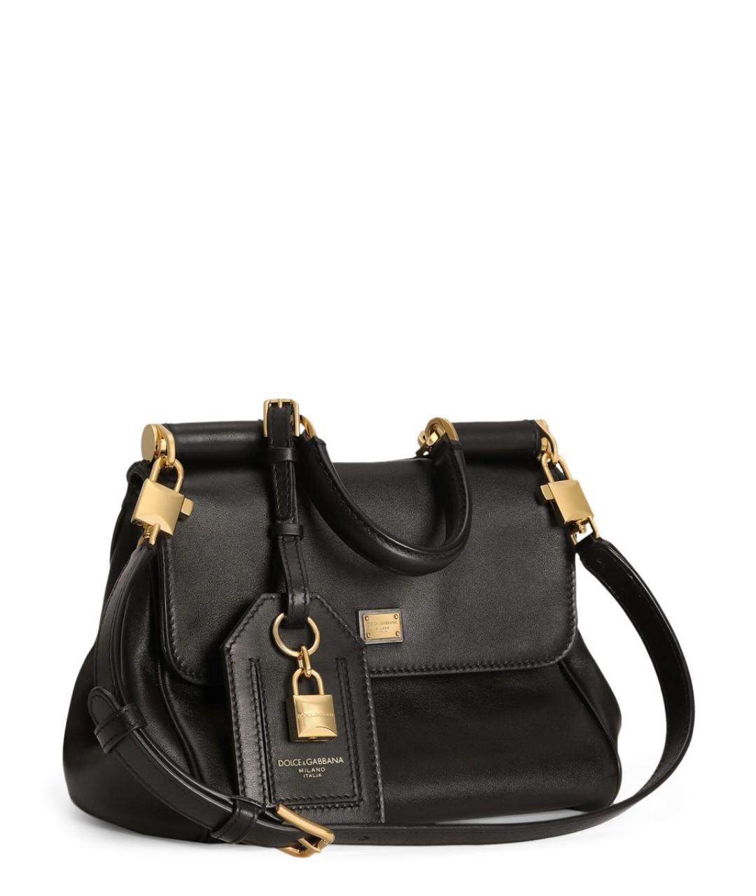 DOLCE&GABBANA Черная сумка через плечо, фото 3