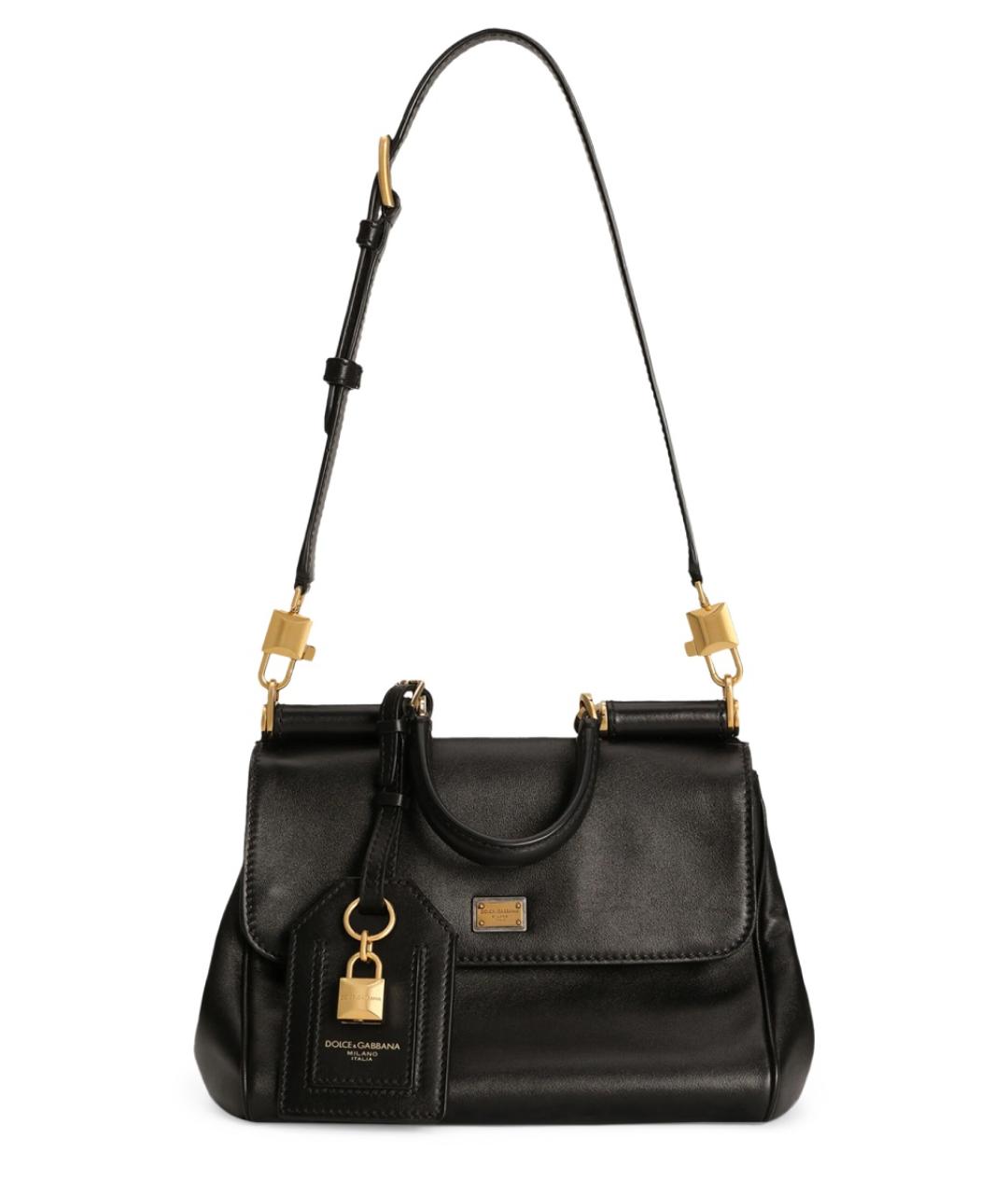 DOLCE&GABBANA Черная сумка через плечо, фото 2