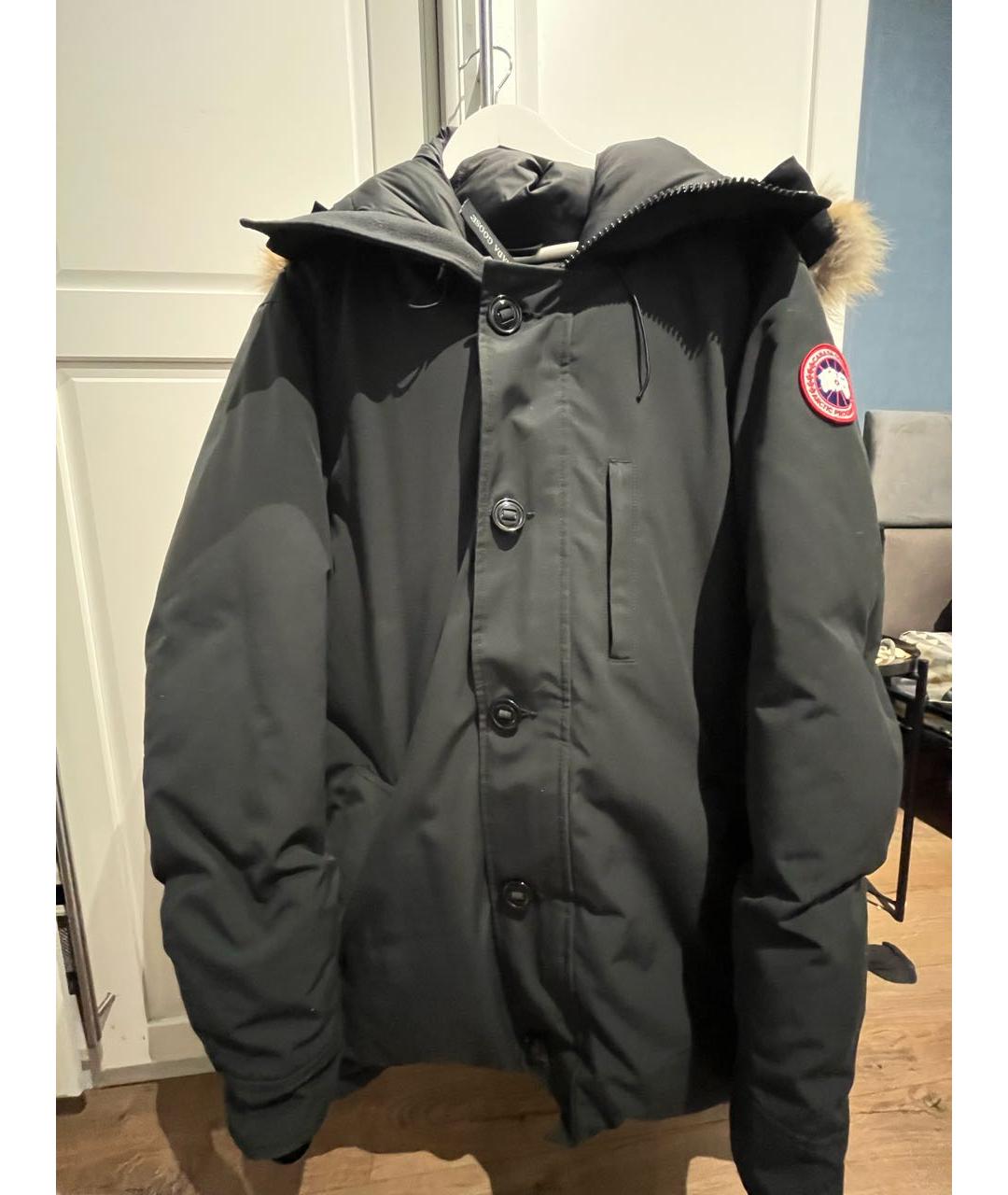 CANADA GOOSE Темно-синяя полиэстеровая куртка, фото 8