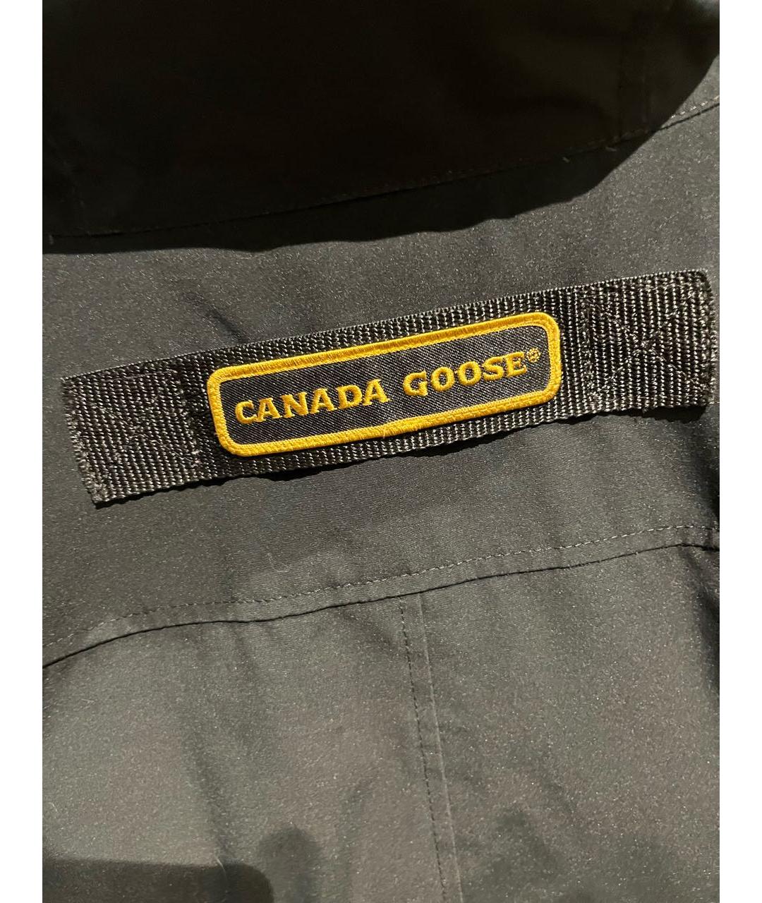 CANADA GOOSE Темно-синяя полиэстеровая куртка, фото 3
