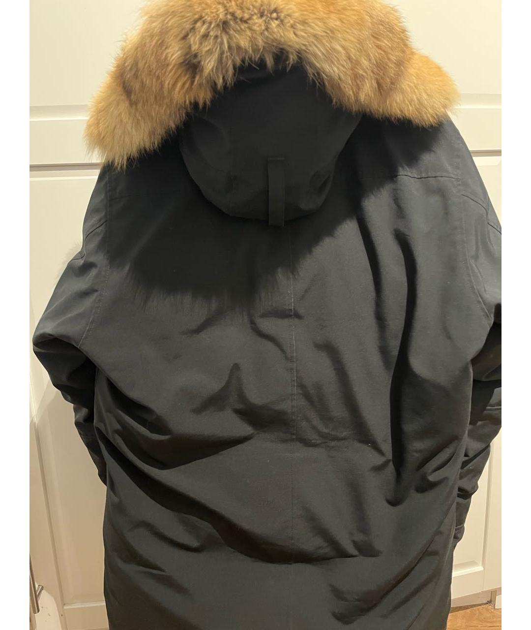 CANADA GOOSE Темно-синяя полиэстеровая куртка, фото 2