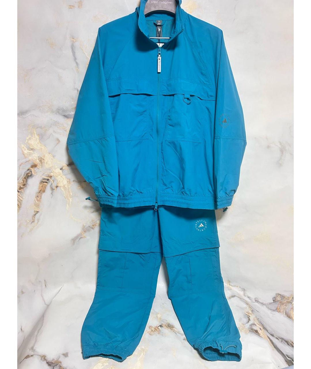 ADIDAS BY STELLA MCCARTNEY Голубая спортивная куртка, фото 2