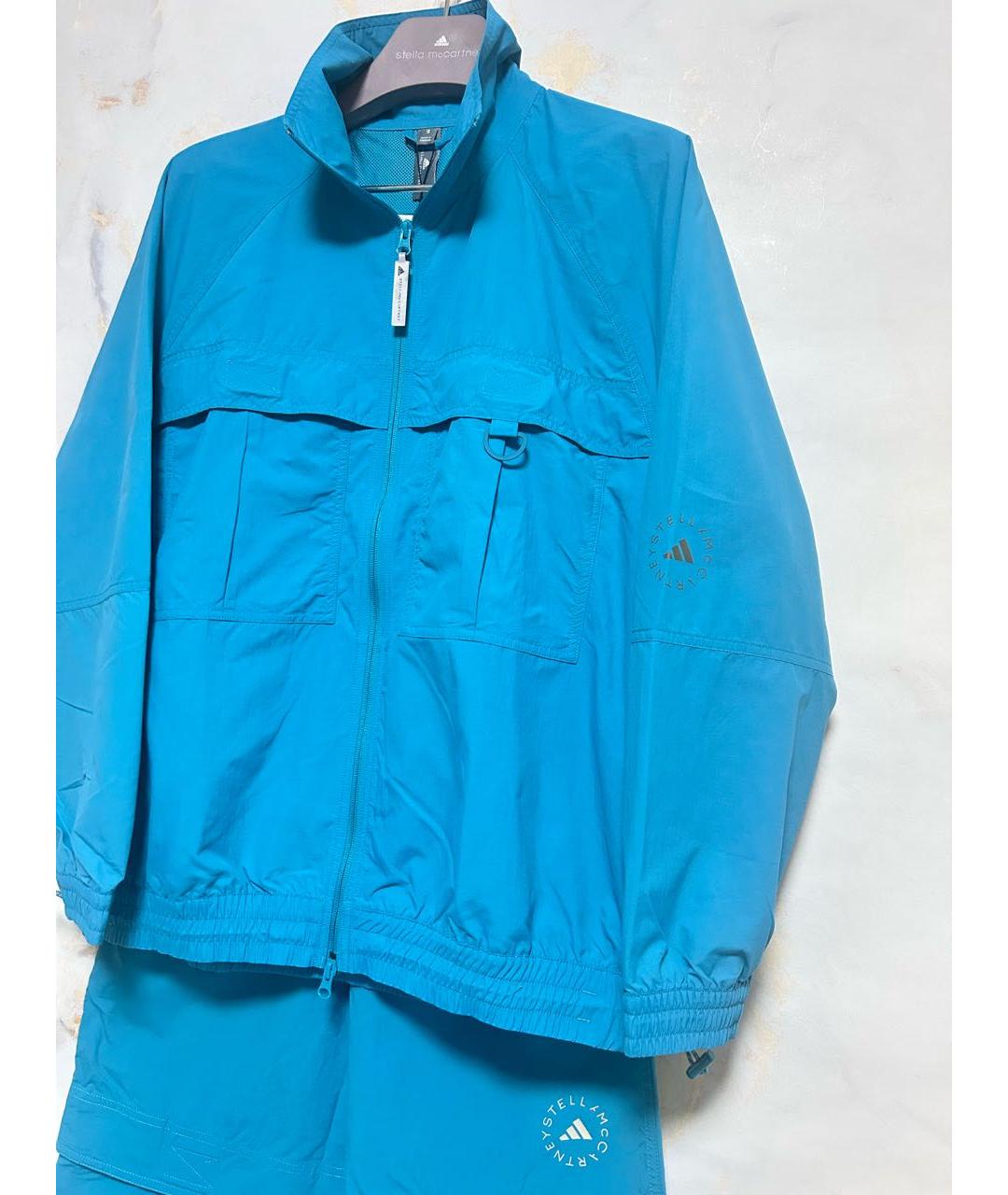 ADIDAS BY STELLA MCCARTNEY Голубая спортивная куртка, фото 8