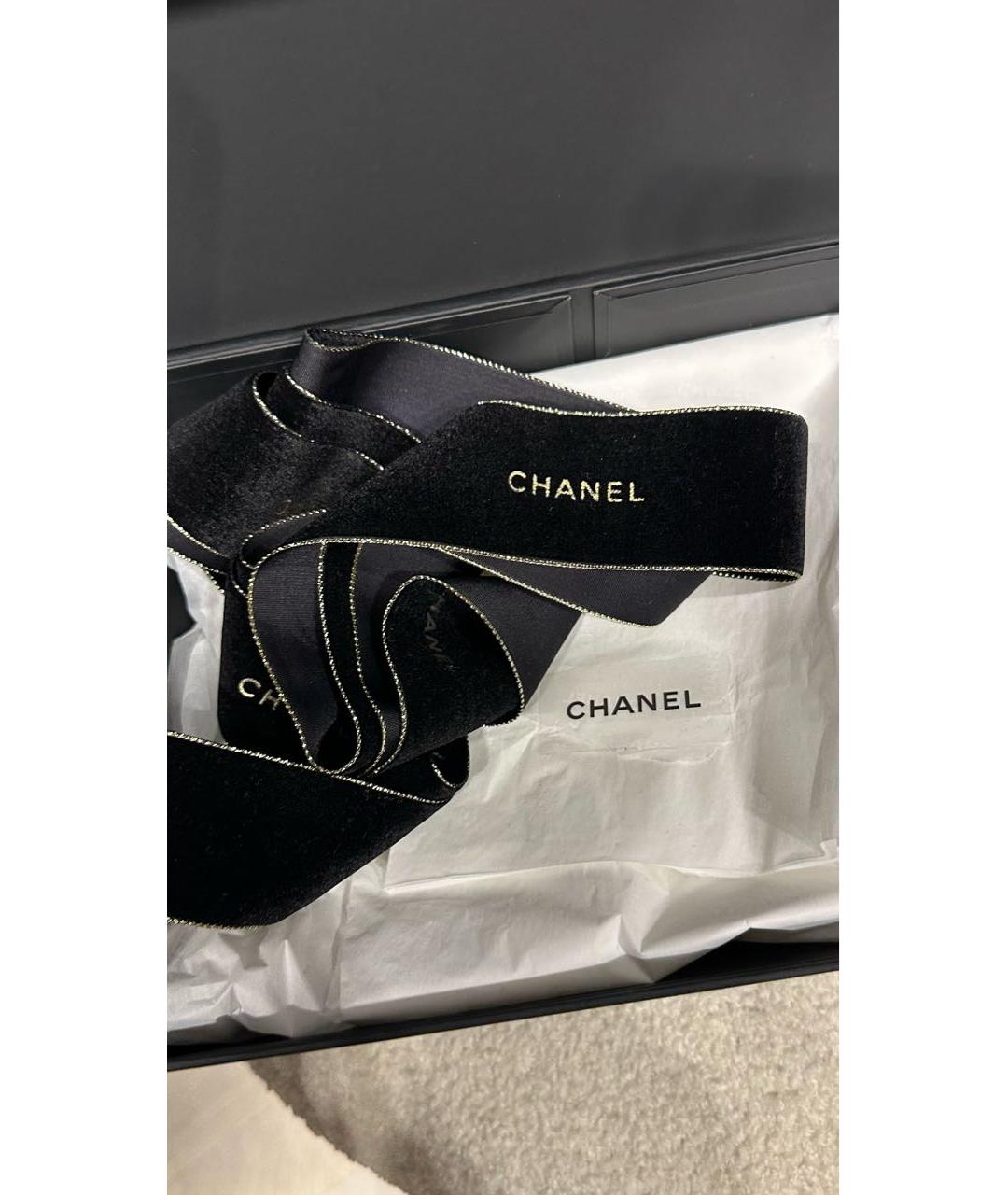 CHANEL Черная кожаная сумка через плечо, фото 7