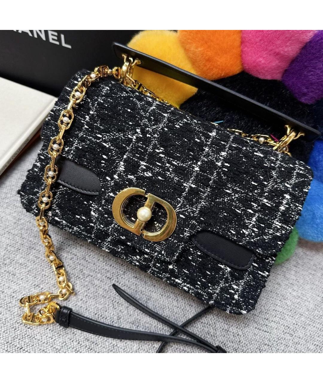 CHRISTIAN DIOR Черная сумка через плечо, фото 2