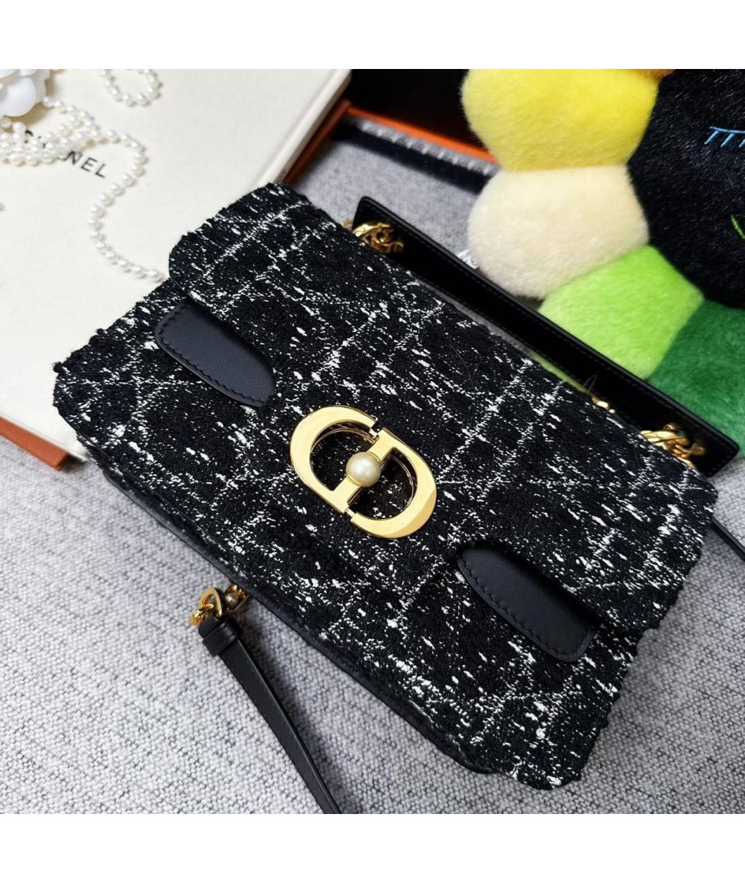 CHRISTIAN DIOR Черная сумка через плечо, фото 3