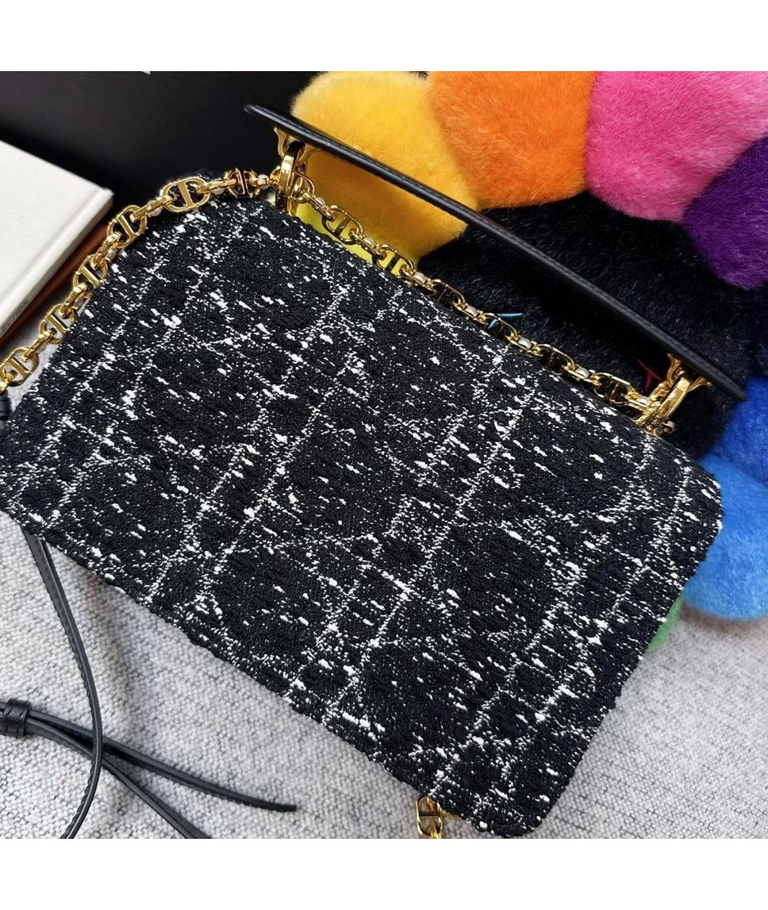 CHRISTIAN DIOR Черная сумка через плечо, фото 6