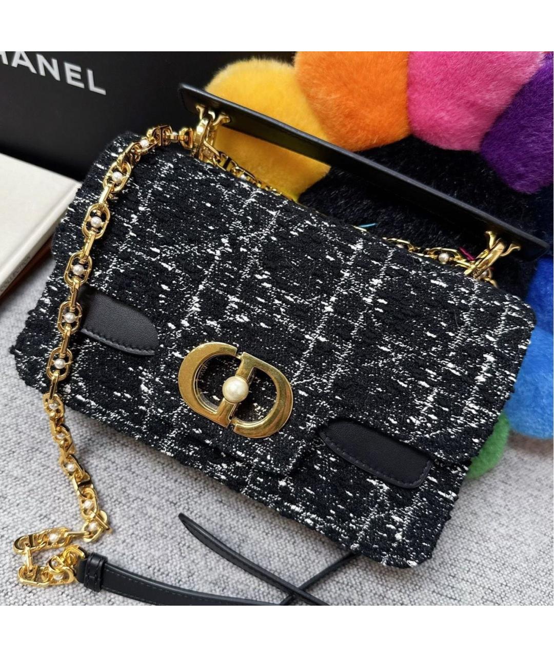 CHRISTIAN DIOR Черная сумка через плечо, фото 9