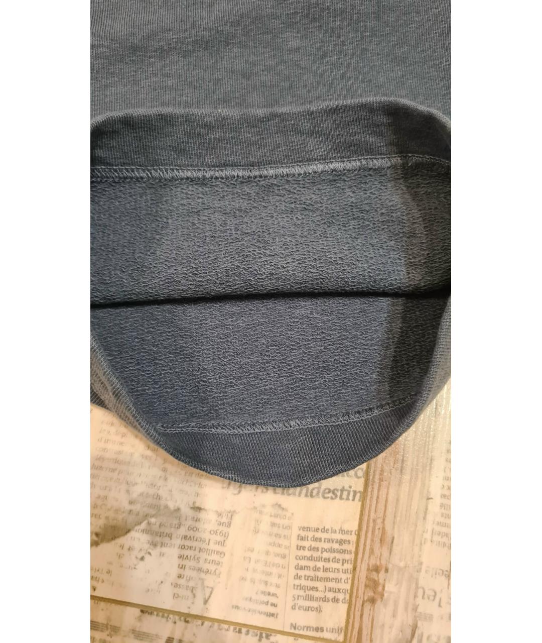 STONE ISLAND Синие хлопковые шорты, фото 8