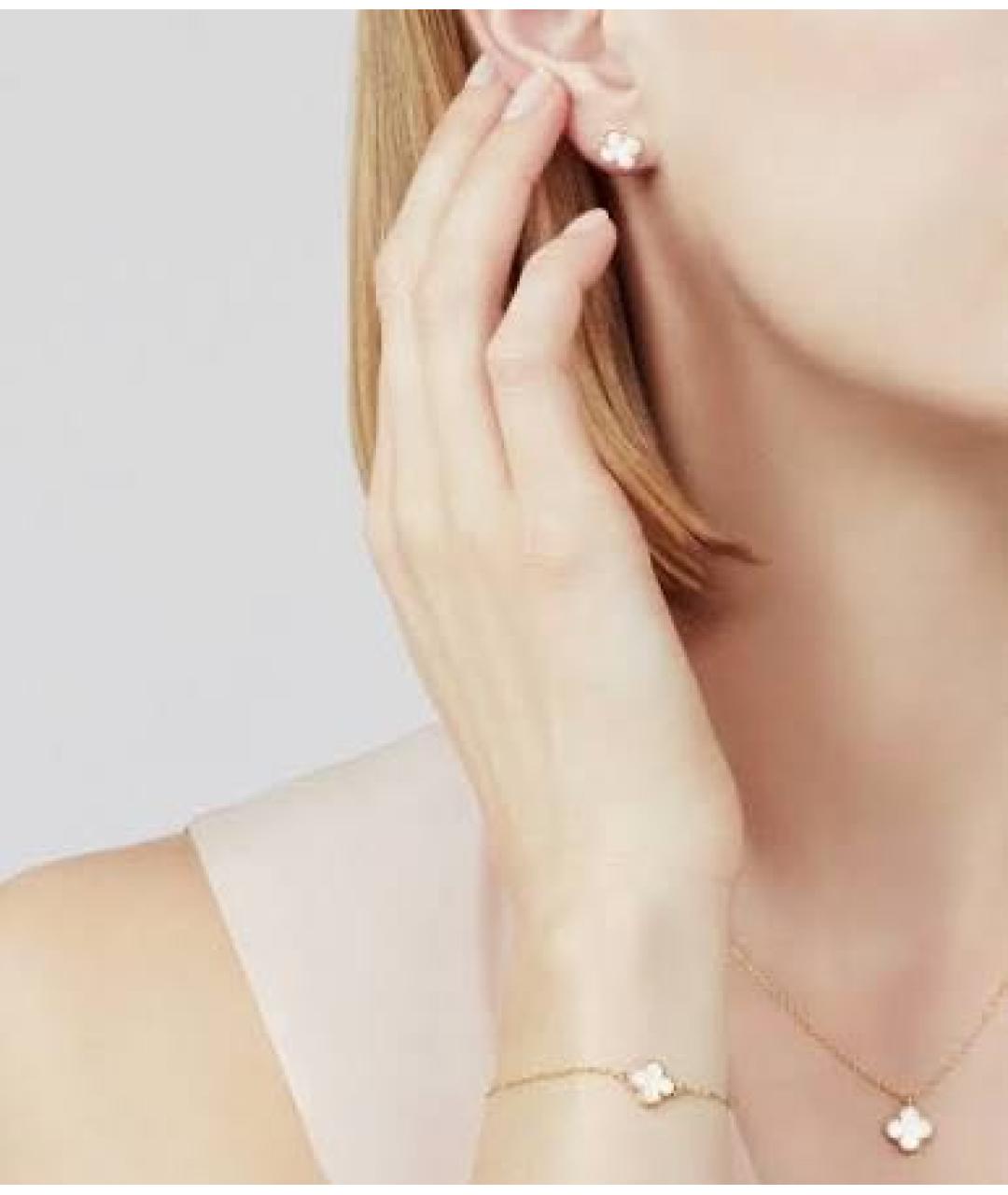 VAN CLEEF & ARPELS Золотые серьги из желтого золота, фото 2