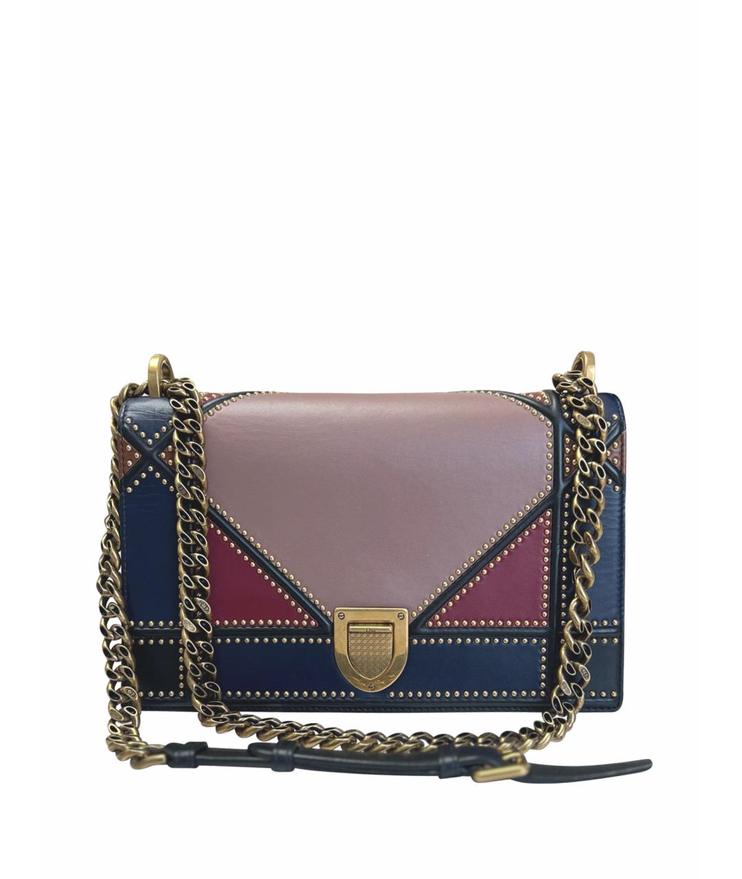 CHRISTIAN DIOR Мульти кожаная сумка через плечо, фото 1