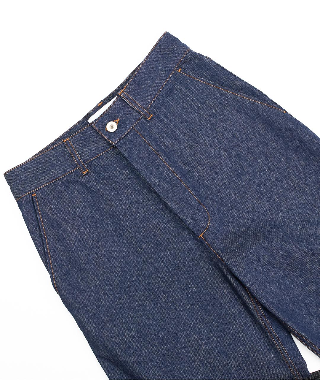 LOEWE Синие хлопковые прямые джинсы, фото 3