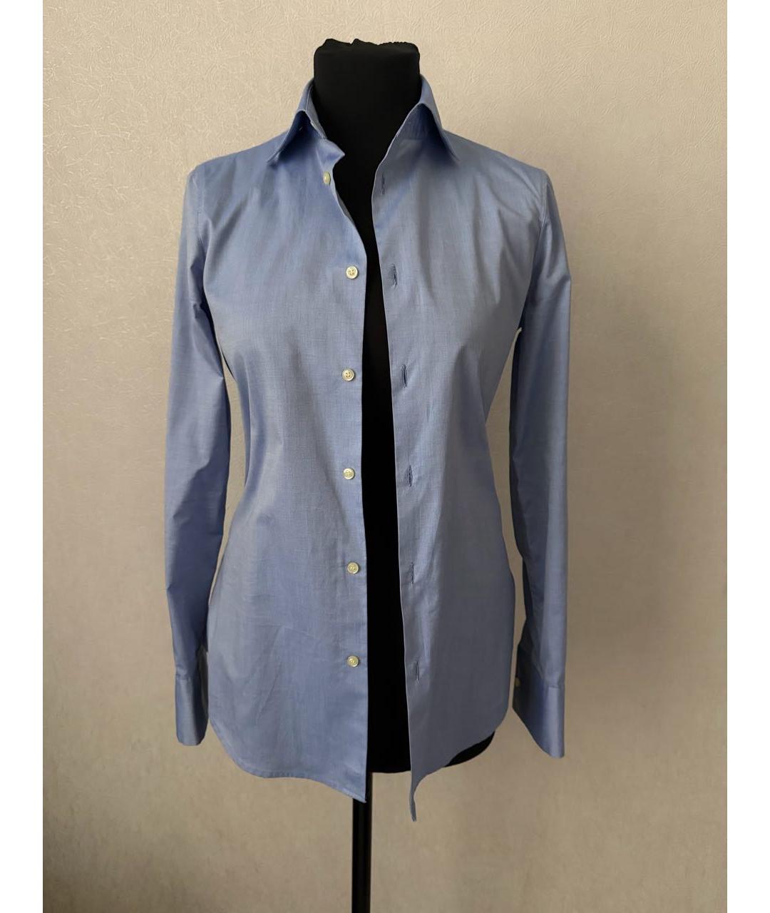DSQUARED2 Голубая хлопковая рубашка, фото 8