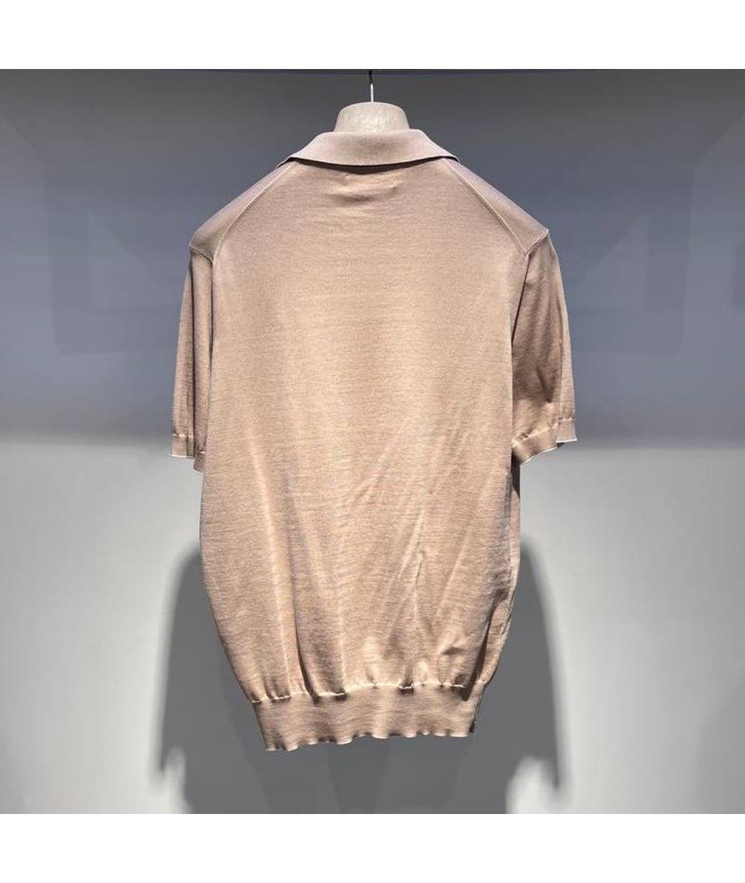 BRUNELLO CUCINELLI Хлопковое поло с коротким рукавом, фото 2