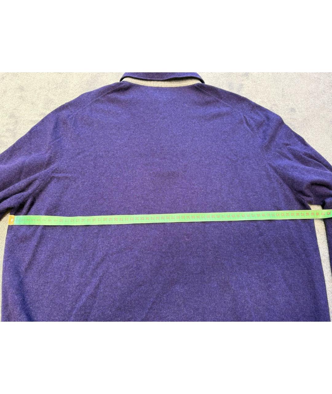 BRUNELLO CUCINELLI Фиолетовый кашемировый джемпер / свитер, фото 7