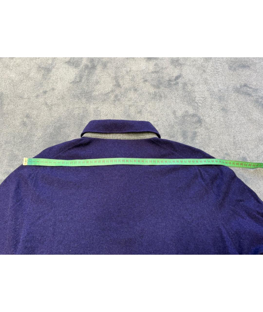 BRUNELLO CUCINELLI Фиолетовый кашемировый джемпер / свитер, фото 5