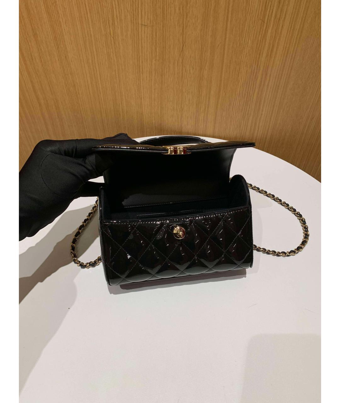 CHANEL Черная сумка через плечо, фото 5