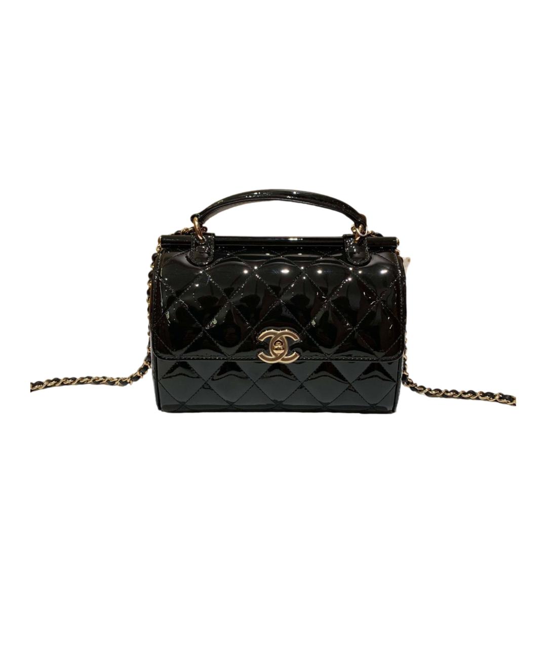 CHANEL Черная сумка через плечо, фото 6