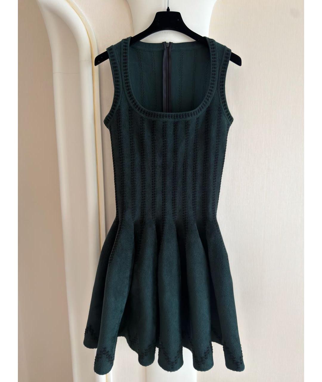 ALAIA Зеленые коктейльное платье, фото 2