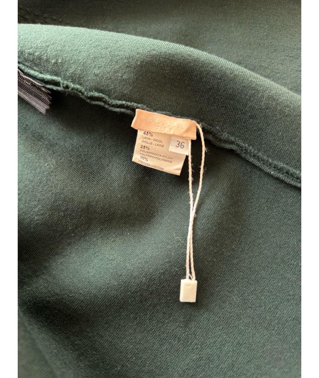 ALAIA Зеленые коктейльное платье, фото 5