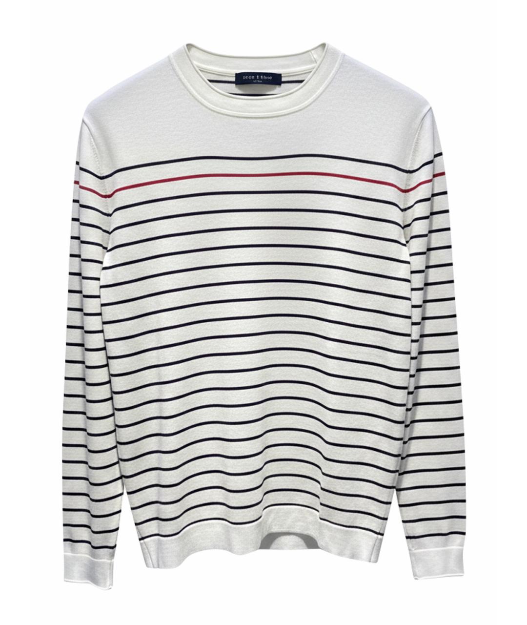 BRUNELLO CUCINELLI Белый хлопковый джемпер / свитер, фото 1